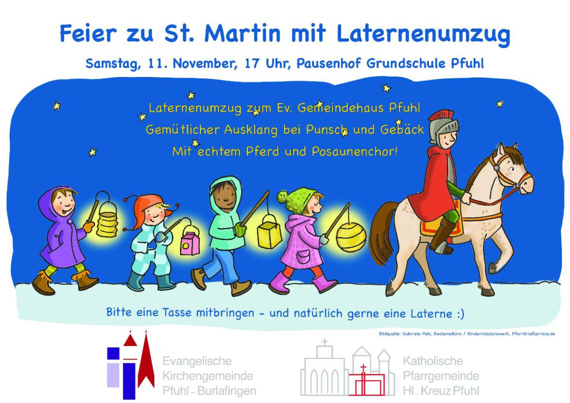 Feier zu St. Martin in Pfuhl 11. November 2023