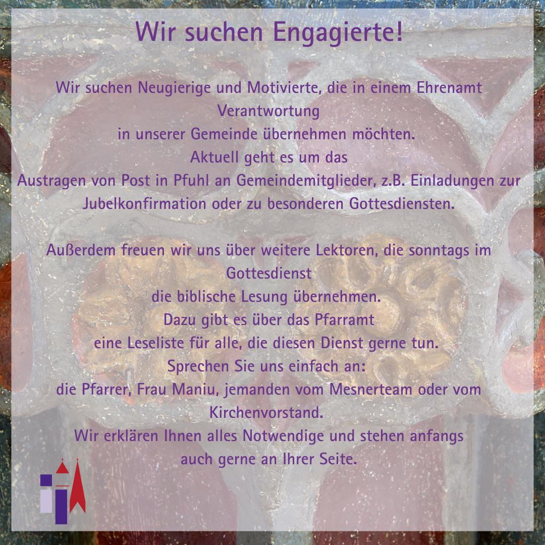 Engagierte gesucht!